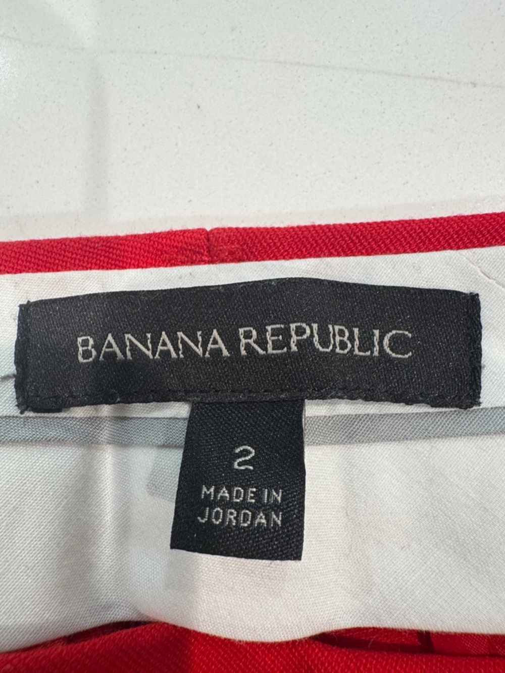 Banana Republic Red “Sloan” Women's Pants - Picture 3 of 5